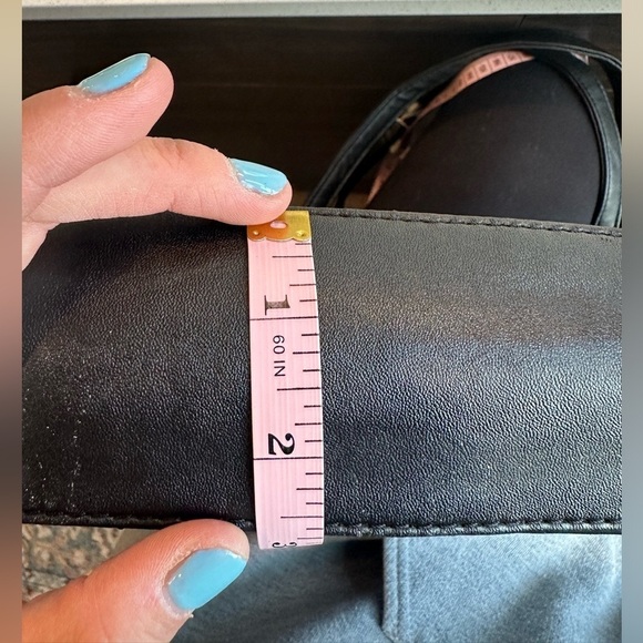 RARE genuine vintage Comely Paris Black Shoulder Bag/Purse w/ tag still attached - Picture 9 of 11